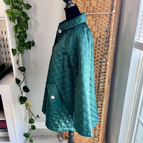 Hill House Deep Green Quilted Puffer Jacket - Picture 7 of 11